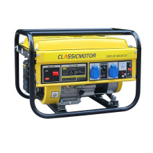 Alta calidad 4 Stoke 220V 5.5hp Gasoline Generator Generator Juego de generadores pequeños